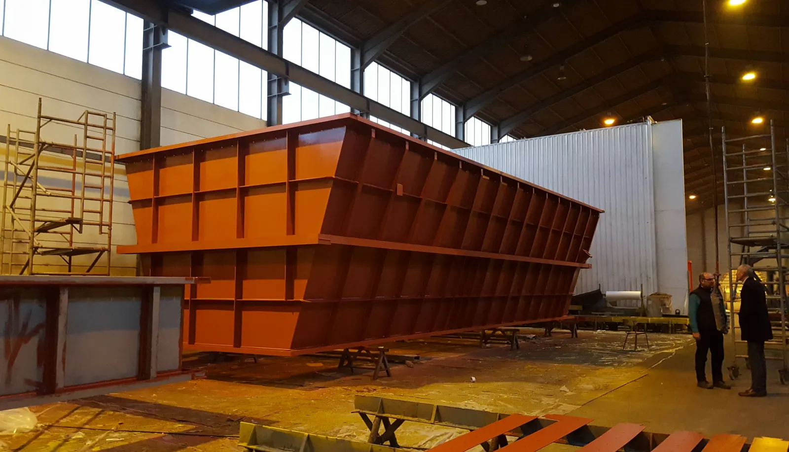 Behuizing van een granulator in roestvast staal: Ontwerp, productie en montage, beeld 3