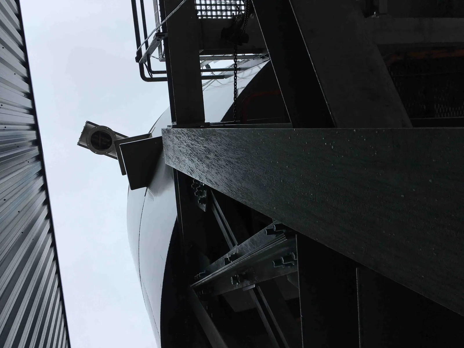 Montage eines Schlammlagersilos, bild 8